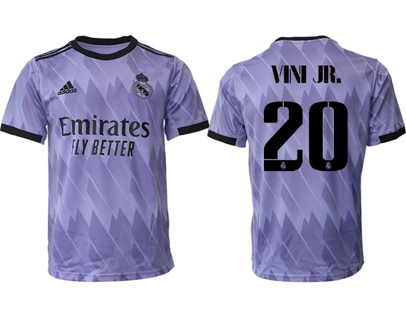 Men 2022-2023 Club Real Madrid away aaa version purple #20 Soccer Jersey